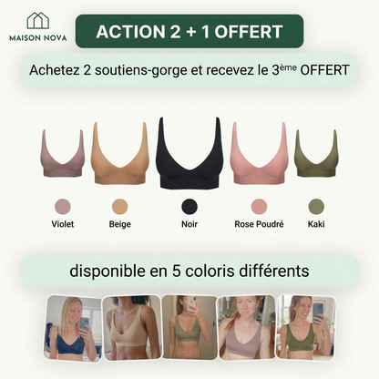 Soutien-gorge confort sans coutures et sans armatures - Maison Nova™